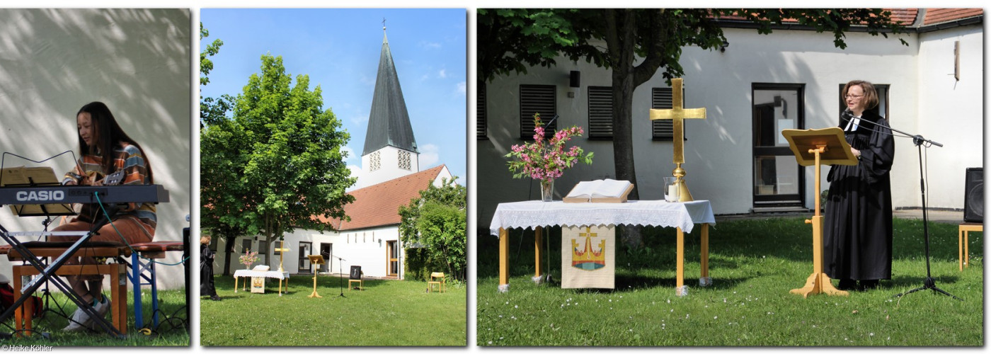 Christi Himmelfahrt im Kirchgarten