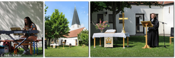 Christi Himmelfahrt im Kirchgarten